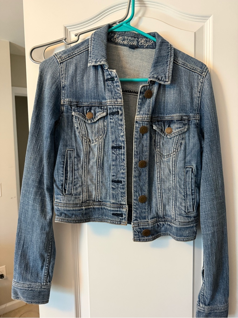 American Eagle Outfitters Light Blue Women's Denim Jacket